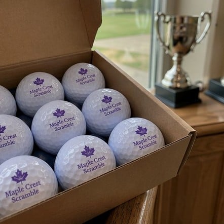 Promotional custom golf balls with company logo